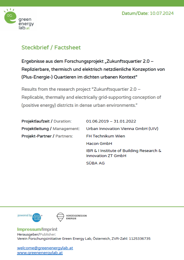 Zukunftsquartier 2.0 Ergebnis-Factsheet