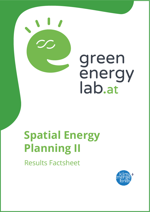 Spatial Energy Planning II Ergebnis-Factsheet