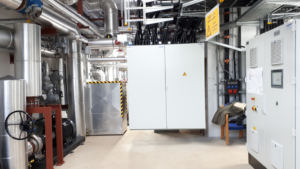 Power-to-Heat-Anlage der Energie Steiermark von innen