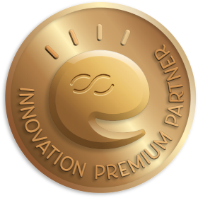 GEL_Siegel_GOLD_klein goldenes Innovation Premium Partner Siegel mit Logo von Green Energy Lab