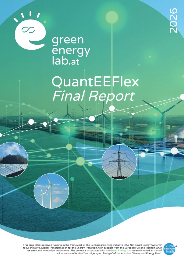 Cover des Endberichts des Projekts QuantEEFlex mit Verlinkung zum PDF